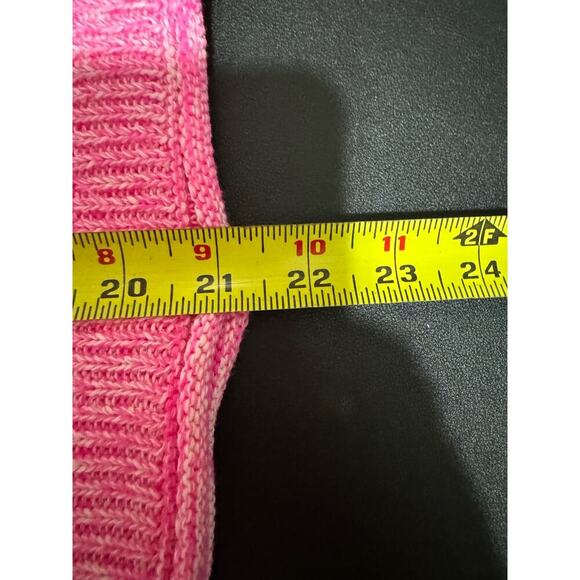Lilly Pulitzer Maxcy Mix Stitched Cable Sweater Crochet Pullover Pink Size XS - Picture 11 of 11
